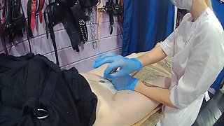 Medfet sounding in straitjacket