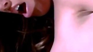 Hot and beauty babe rides big cock on the stairs