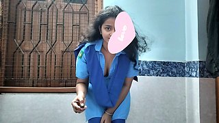 18+ School Girl Shraddha First time ANAL Sex and Loud Moaning