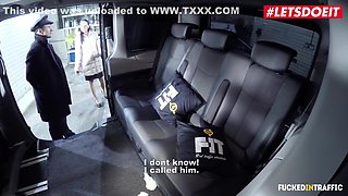 George Uhl In Horny Czech Secretary Fucked Hard In The Taxi