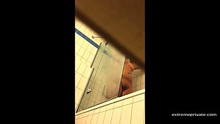 my stepmom sneaky filmed in the shower