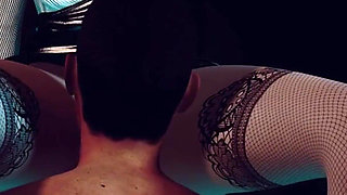 3D Huge Boobs Cosplay Girl Wearing Hot Dress Got Fucked so Hard