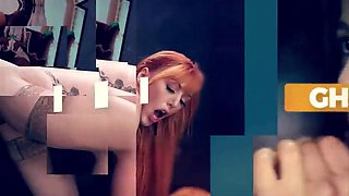 Hot Brunette Deepthroating Cocks At The Gloryhole