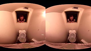 Lewd Woman Bathroom Stall Fuck Vr Part 1 - Japanese Blowjob Office Sex