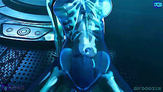 Slime Tifa dildo play