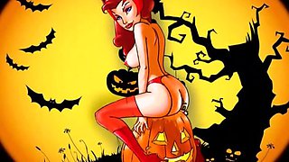 Halloween famous hentai