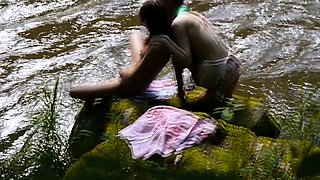 Amateur French Teen Outdoor softcore