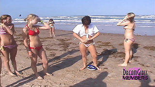 Coeds Get Naked On Texas Beach