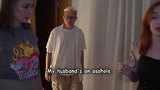 Stepson Creampies Stepsister as Shocked Stepmom Lays Beside Them
