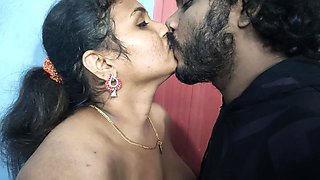 Long Lip Lock with Hot Fuck, Mallu Couple Hot Lip Lock and Sex, Top and Skirt Removal and Hot Fuck with Girl Friend