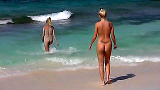 Carli Banks nude beach public