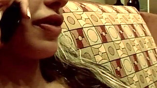 Rich and bored Kendall Brooks dials up a big dicked stud to make her cum