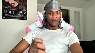 Black twinks with big cocks in bareback gay action