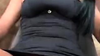 Blonde tight pussy babe solo toy fun in glamour masturbation