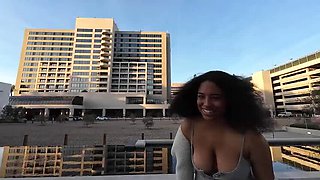Black Teen Picked Up for Rough Hardcore Sex - Huge Cock Fuck, Cumshots & Piss Drinking - Hazel Haze vs Monster Dick