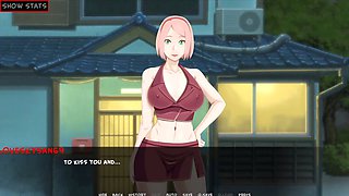 Game show with Hinata from Naruto gives a hot instructing session