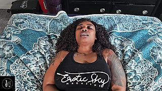 POV BBC Ebony Couple Fuck and Smoke Session