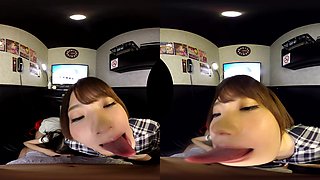 Secret Sex In A Karaoke Box; Japanese Teen Threesome