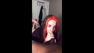 Young Amateur Teen Gives Sensual Blowjob & Shows Off Soles