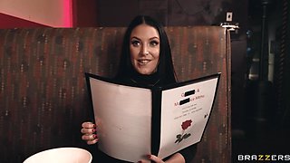 A Blinding Date 02: Jordi El Nino Polla on a date with divine Angela White in Italian Restaurant