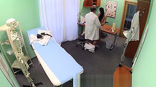 Doctor needs the nurse to help him with his master plan