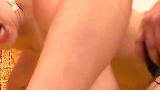 This Hot MILF Is Showered with Cum From All Sides!