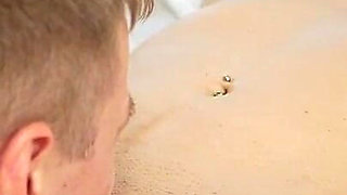 Prurient Male Gives Cunnilingus His Lady's and She Takes Real Orgasm.