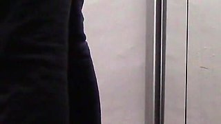 The MILF with Beautiful Legs and Pantyhose Irons and Gets Touched and Fucked