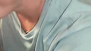 Married Slut Neighbor Hungry for Cum Comes and Gives Me a Sloppy Blowjob