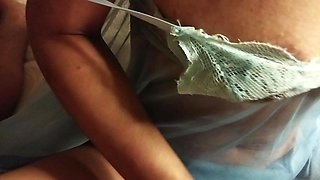 Chilling with Hairy Pussy Masseur While She Jerk off My Cock