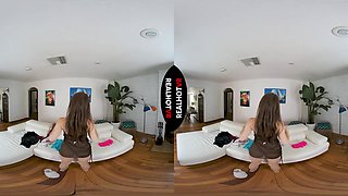 Masturbate To My Teen Tits While I Try On Sexy Cocktail Dresses & Tight Short Shorts - RealHotVR