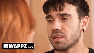 Shocked step mother catches her sonnie and his buddy taking turns to eat their teacher\u2019s vagina