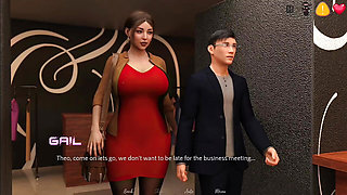 Step sister with office employee
