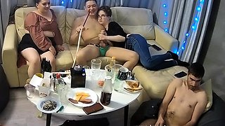 Swingers in hot old vs young group sex