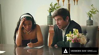 MODERN-DAY SINS - Groom FREE USES Hot Bride Gizelle Blanco In Front Of Their Witnesses