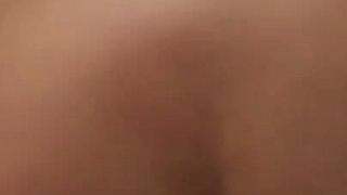 Brunette with perfect boobs having fun