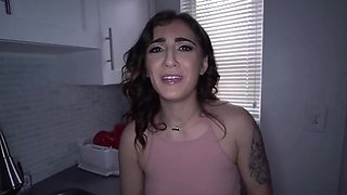 hot teen babysitter gets fucked after getting caught