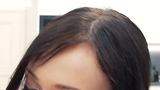 Czech Teen Interracial POV Cum in Mouth Blowjob