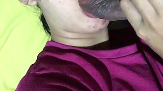 Left by Her Working Husband, Binor Sange Cheated on Her Cock