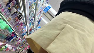 Busty blonde amateur fucked in public restroom