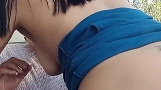 Vicky was very horny and came to cum with the couple. I came in her pussy and she swallowed all the cum.
