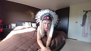 Native woman lets you jerk off
