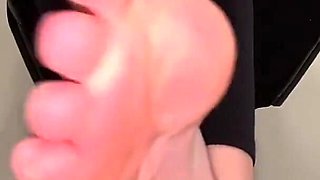 Ivys Feet in Socks and Barefoot POV