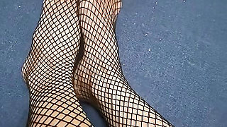 Melove's Compilation of Fishnet in High Heels