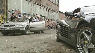 Parking Lot Fuck with Hot Blondes and Giant Dicks