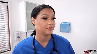 Curvy Busty Latina MILF Doctor Makes Her Patient Forget About Problems With Potency