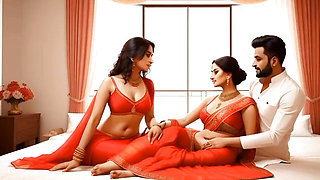 Hot indian housewife excited for sex with office boss