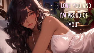 Wife Comforts You After a Hard Day at Work (Mouth Sounds) (Moaning) (Kisses) (Cuddle) ASMR