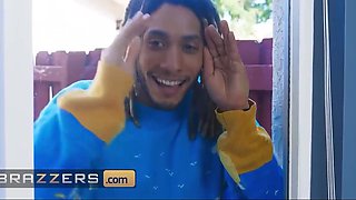 Hot Stepsisters Share Their Stepbro's Cock After Lesbian Play