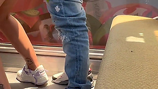 Blowjob and Fuck in the Cable Car in Colombia, Santander with a Very Horny Pregnant Woman